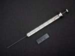 Show details for Syringe; 25 µl; gas tight; fixed needle; 23G; 85 mm needle length;cone tip Picture of Syringe; 25 µl; gas tight; fixed needle; 23G; 85 mm needle length;cone tip