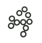 Vedere dettagli per OPTIC Non-stick O-ring Viton (10 PCS) Immagine di OPTIC Non-stick O-ring Viton (10 PCS)