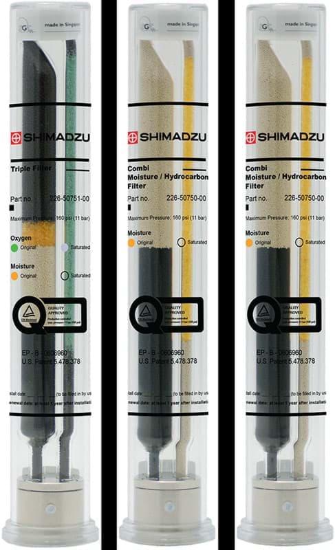 SH Gas Filter - Bundle of 3 / GC-FID/FPD - Shimadzu Webshop