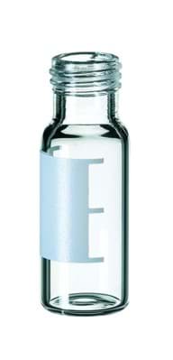 Image de 1.5 ml clear short thread vial with label