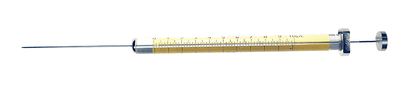 Immagine di Syringe; 10 µl; fixed needle; 23G; 42 mm needle length; cone tip
